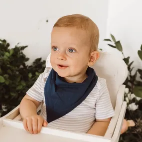 Snuggle Hunny Kids - Navy Dribble Bib
