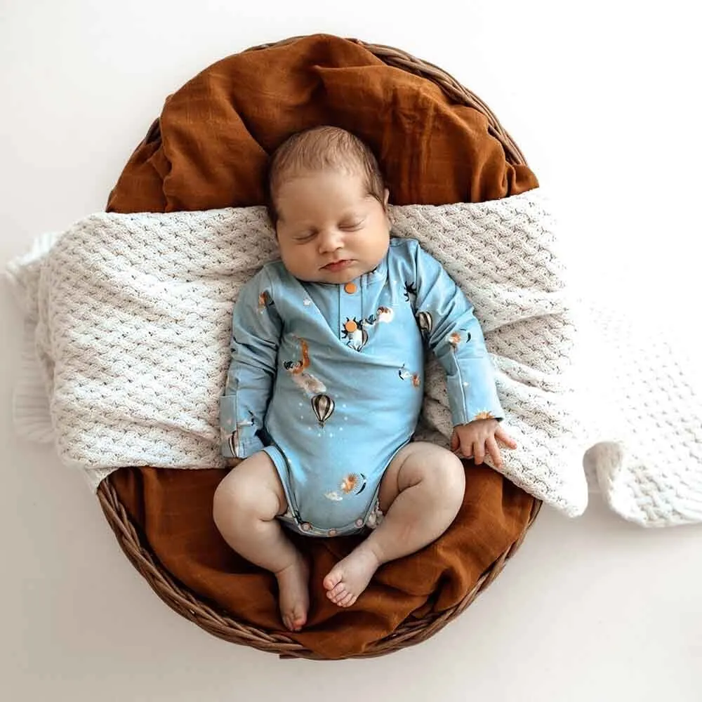 Snuggle Hunny - Organic Long Sleeve Bodysuit - Dream