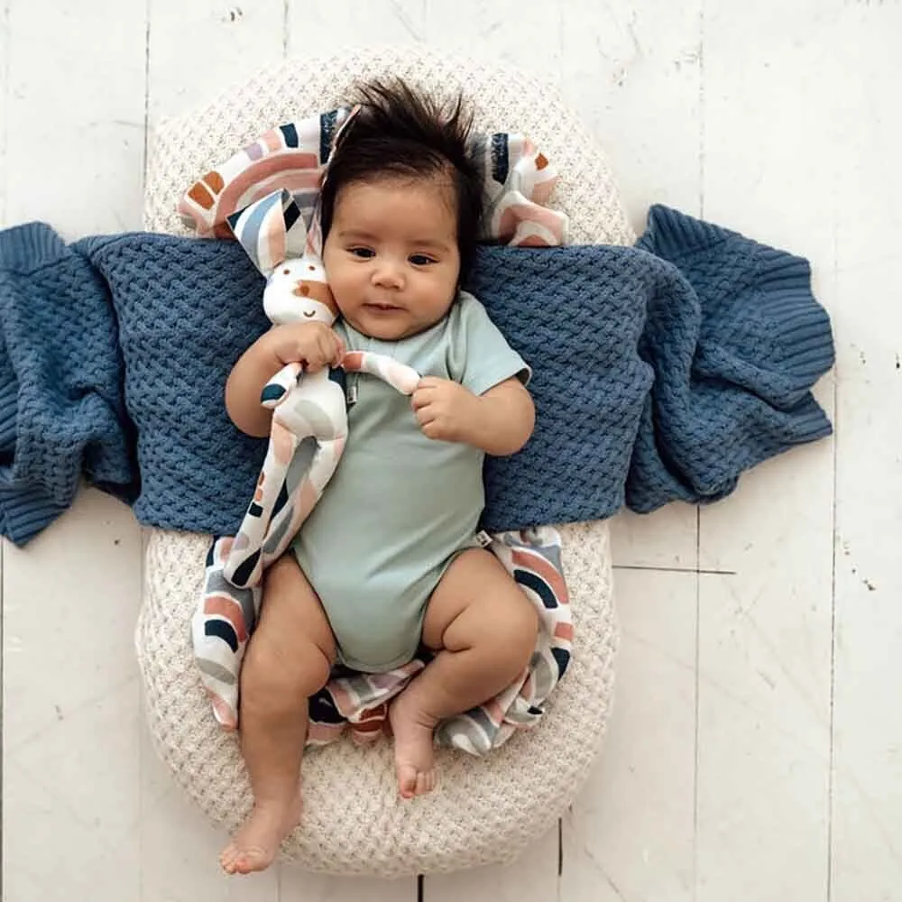 Snuggle Hunny - Organic Short Sleeve Bodysuit - Sage