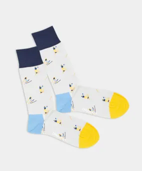 socks - foggy skiiing