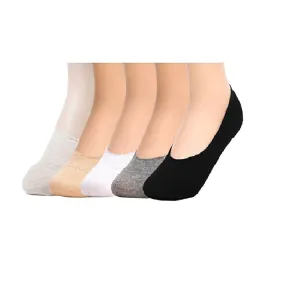 Sockstheway Womens Anti-Slip  Socks, Low Cut Liner Socks, Medium, Set, 5 Pairs