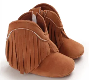Tassel booties
