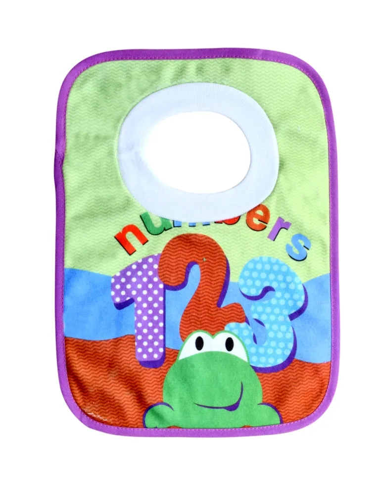 THE LITTLE LOOKERS Soft Terry Cotton Baby Bibs with Comfortable Round Neck for Bottle Feeding & Breast Feeding | Double Layered Skins for Quick Absorption