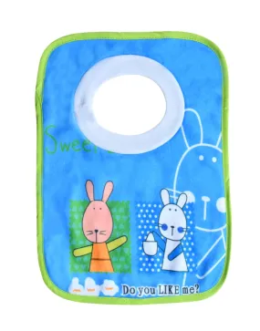 THE LITTLE LOOKERS Soft Terry Cotton Baby Bibs with Comfortable Round Neck for Bottle Feeding & Breast Feeding | Double Layered Skins for Quick Absorption