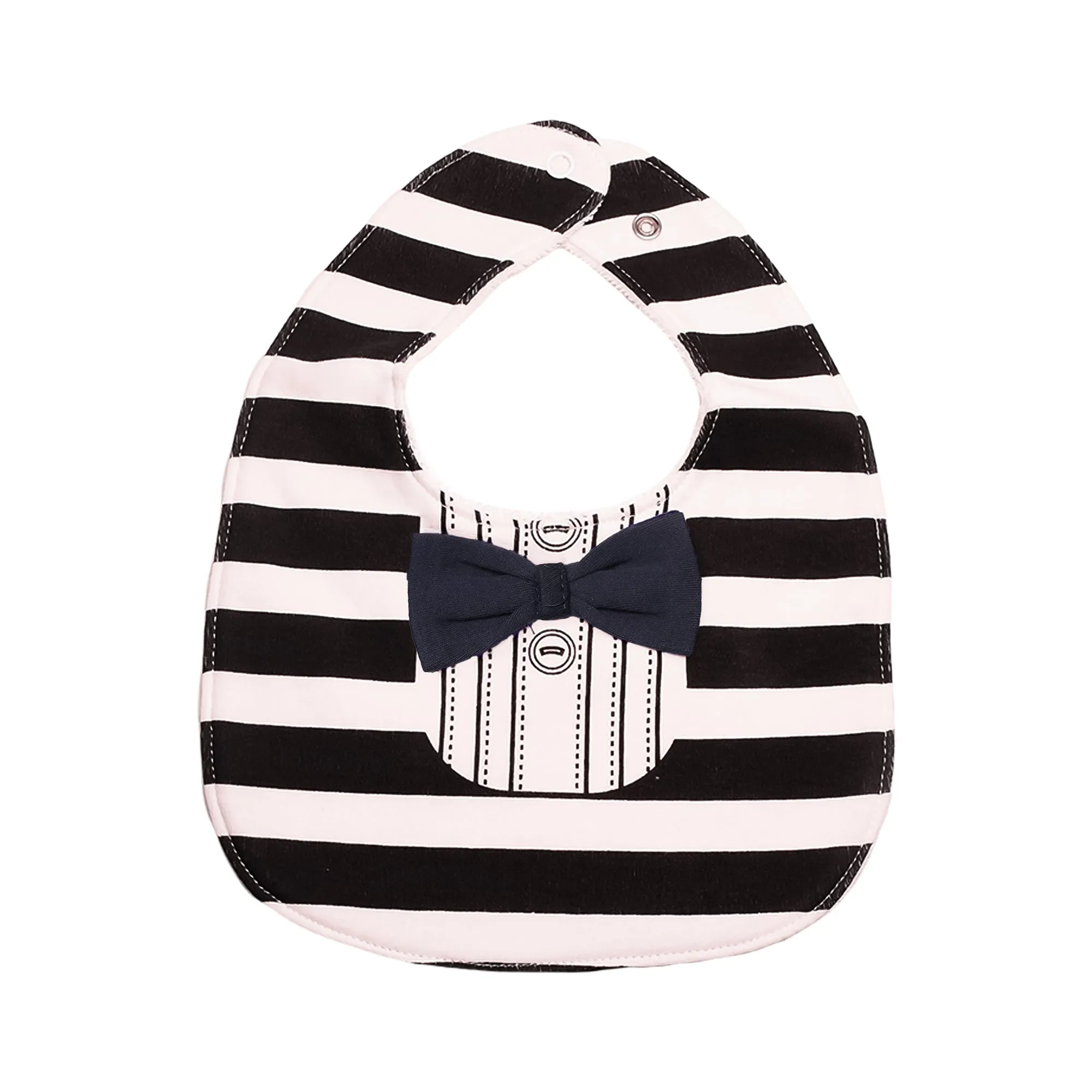 THE LITTLE LOOKERS Unisex Cotton Baby Bibs with Bow Tie for Infants/ Toddlers (3-24 Months)