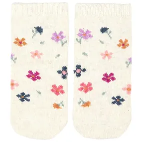 Toshi Organic Ankle Jacquard Socks - Wild Flowers