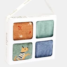 Toshi Organic Socks Gift Boxed Sunshine