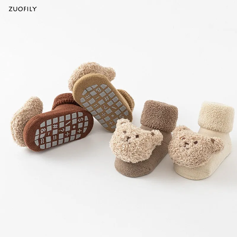 Unisex Cute Cartoon Animal Baby Nonslip Socks