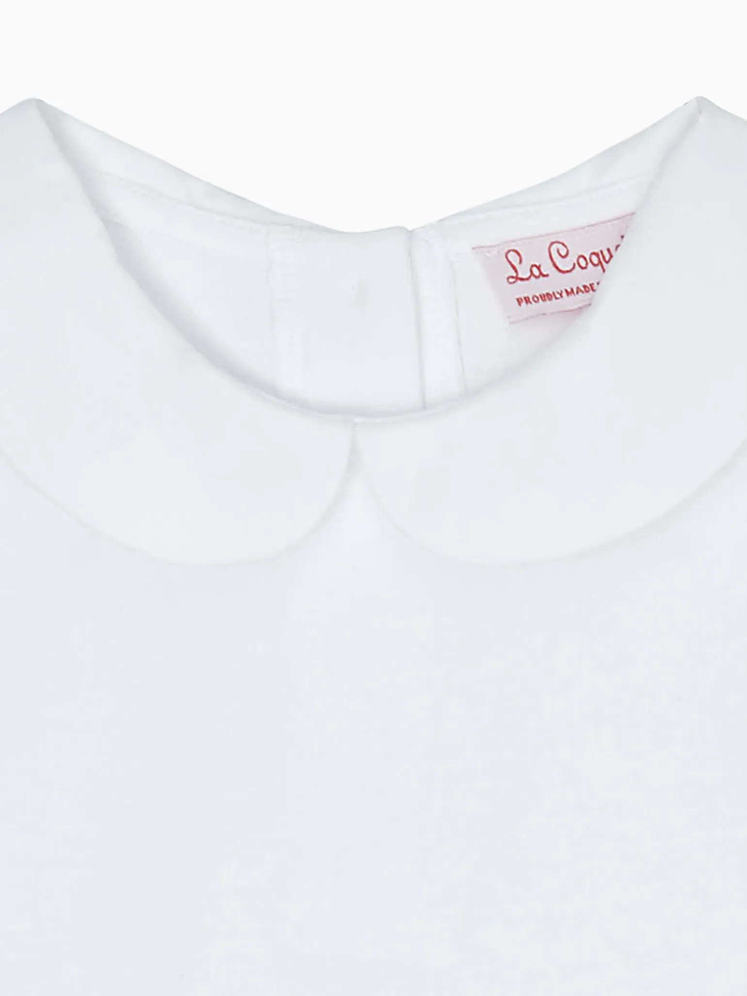 White Milo Cotton Baby Top