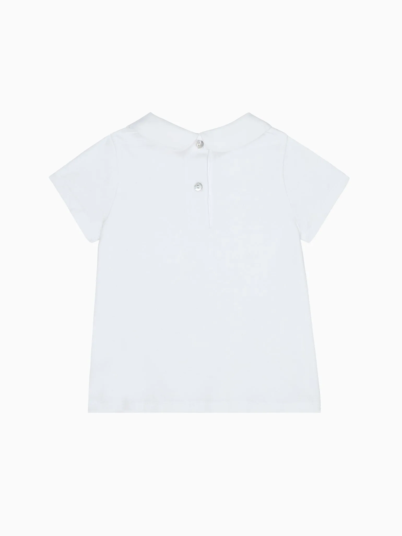 White Milo Cotton Baby Top